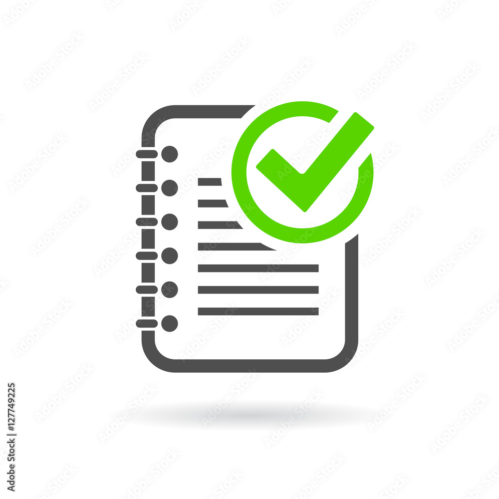 Task Completed Icon Stock Vector Adobe Stock