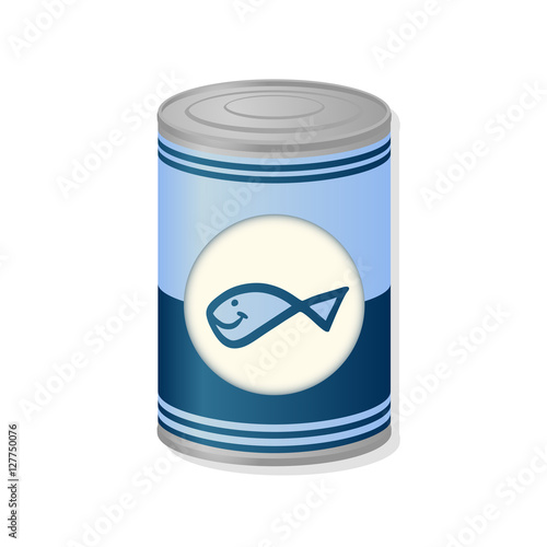 fish metal can