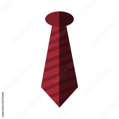 Necktie icon. Hipster style vintage retro fashion and culture theme. Isolated design. Vector illustration