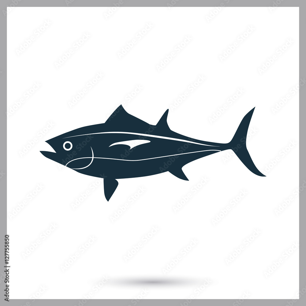 Tuna icon. Simple design for web and mobile Tuna icon. Simple design for web and mobile