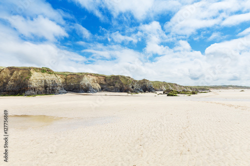 Popular St Ives Atlantic ocean coast, Cornwall, England, United Kingdom photo