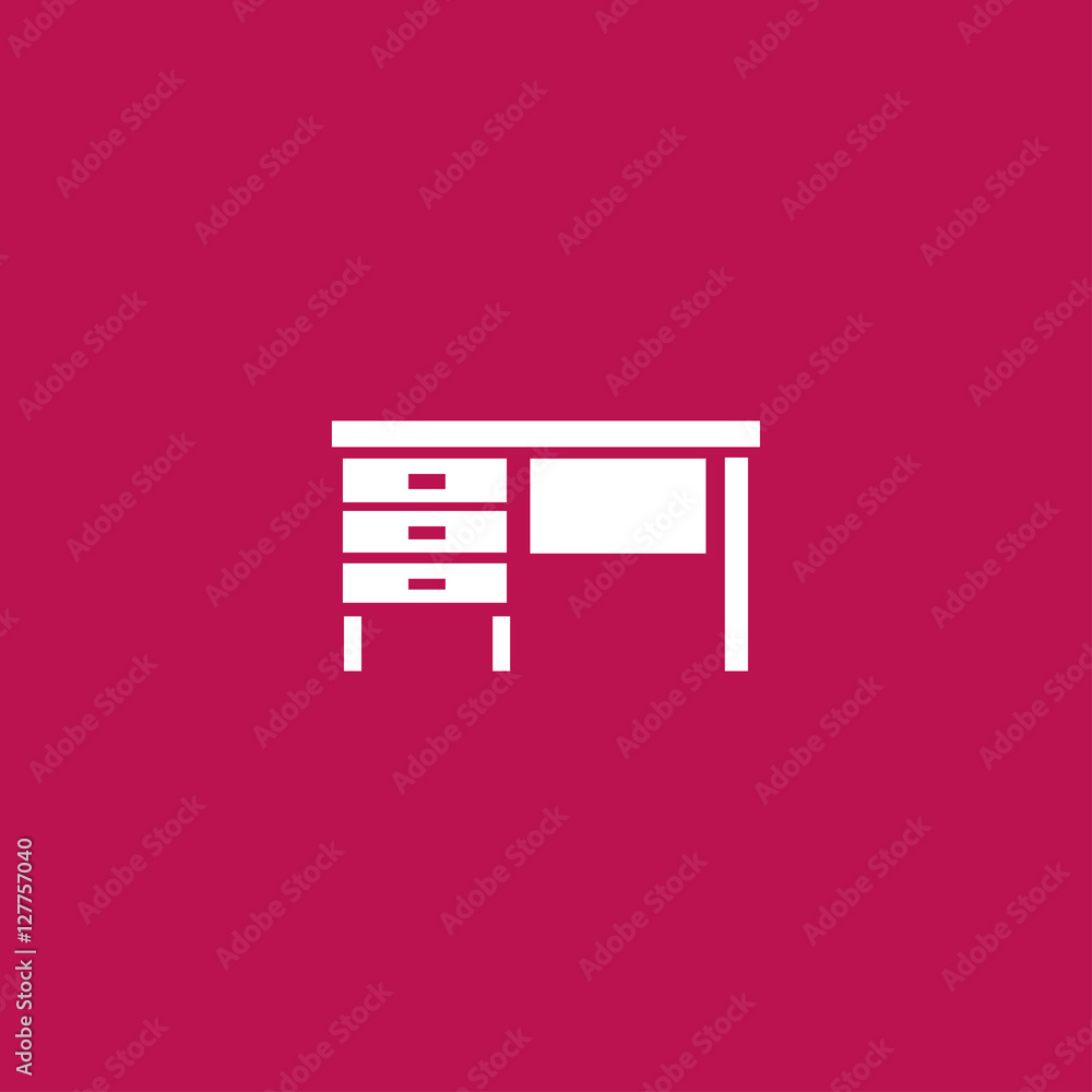 office desk icon illustration vector office desk icon illustration vector