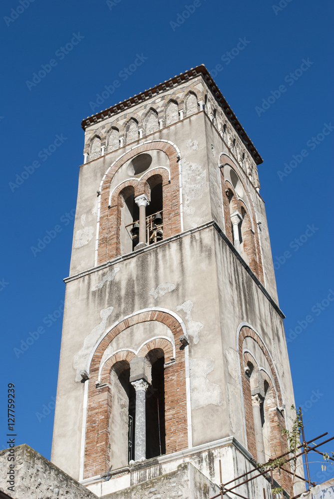 Bell tower Church of Ravello village