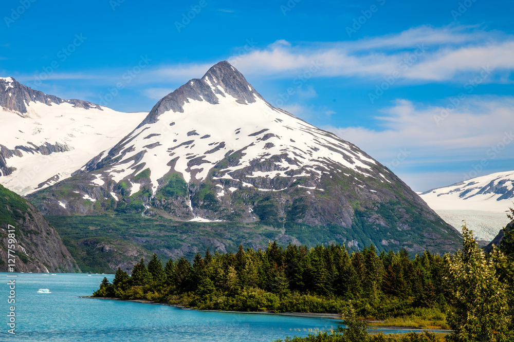 Portage Lake and Glacier area- Portage- Alaska