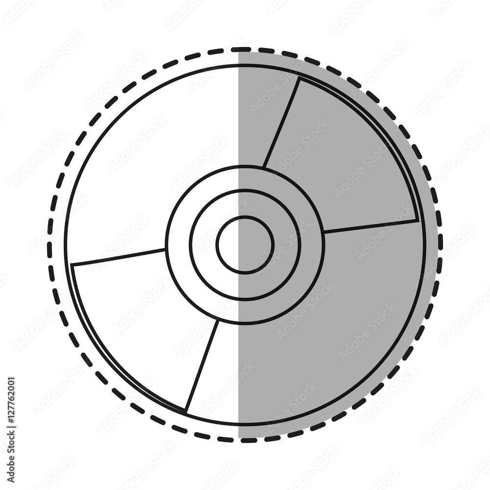 Vinyl icon. music sound and musical theme. Isolated design. Vector illustration Vinyl icon. music sound and musical theme. Isolated design. Vector illustration