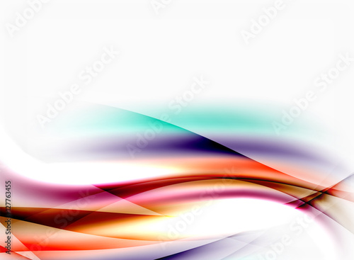 Smooth lines, abstract background © antishock