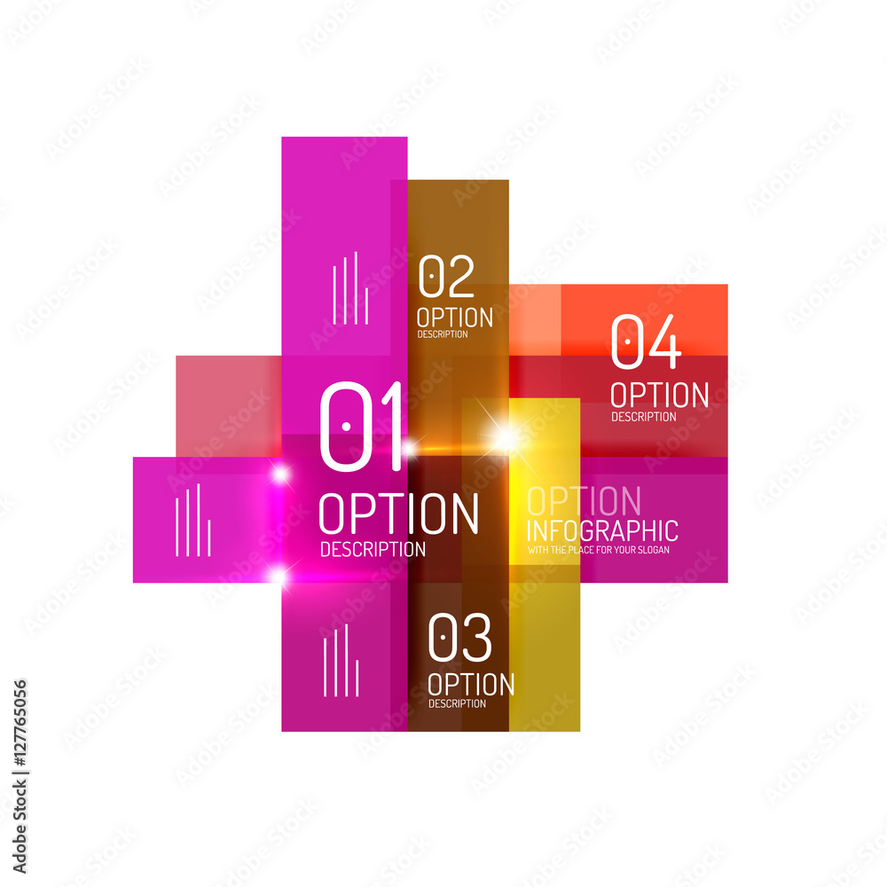 Abstract background, geometric infographic option templates Abstract background, geometric infographic option templates