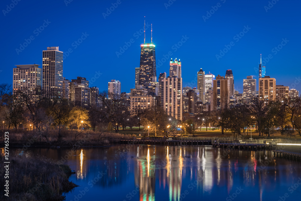 Obraz premium Chicago z Lincoln Park