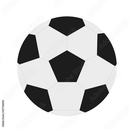Ball icon. Soccer sport hobby competition and game theme. Isolated design. Vector illustration