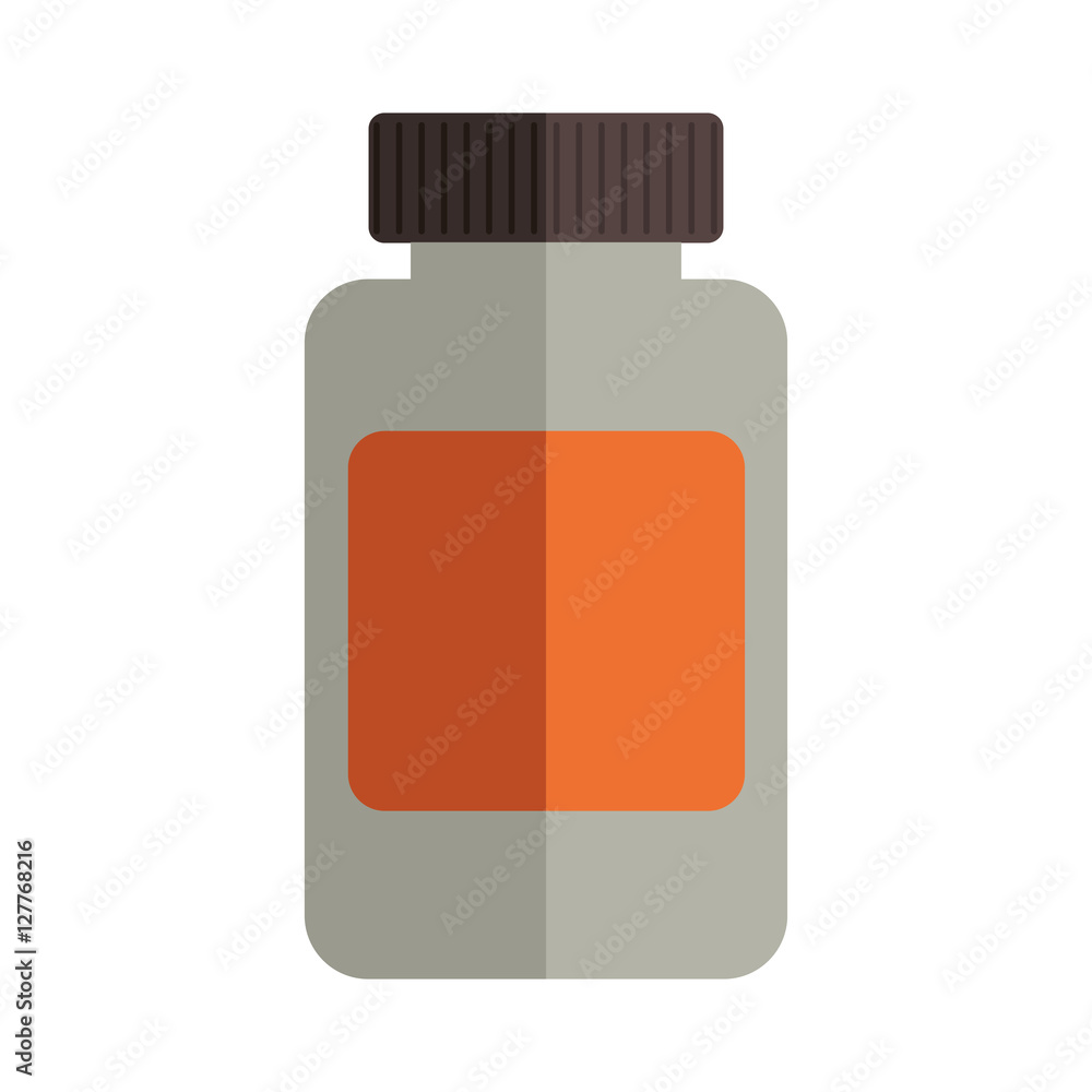 remedy bottle with tap and label vector illustration remedy bottle with tap and label vector illustration
