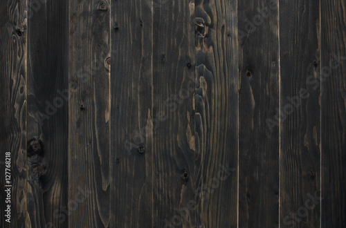 top view dark or black vintage wood table, wall or floor for wor