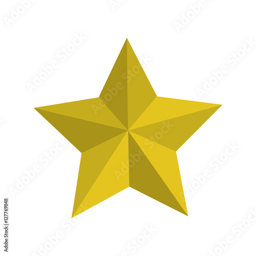 silhouette with yellow discount star vector illustration