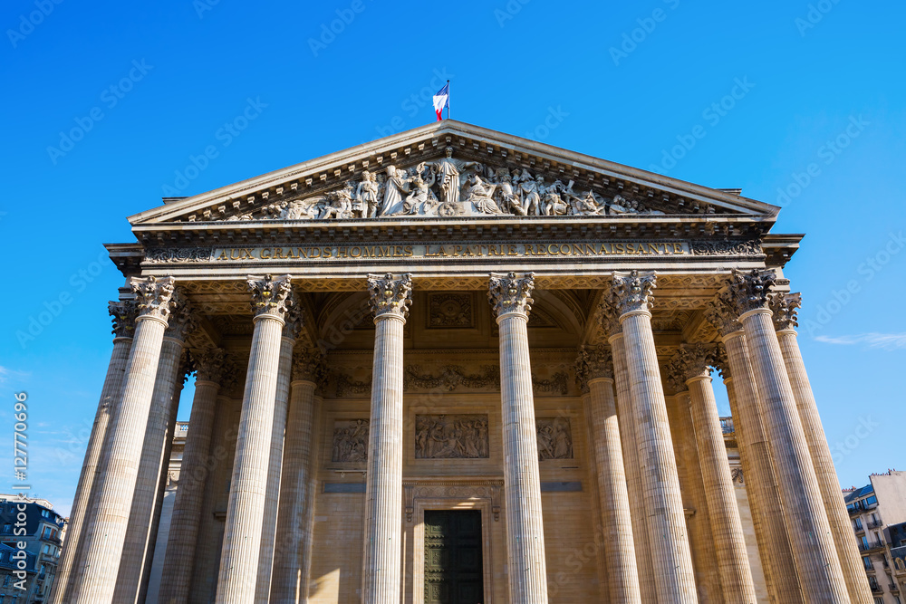 historic Pantheon in Paris, France