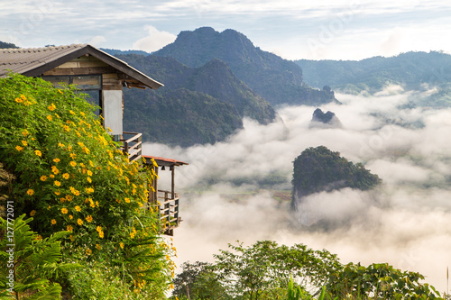 Little Home at Phu Langka National Park in Phayao Province, Thailand