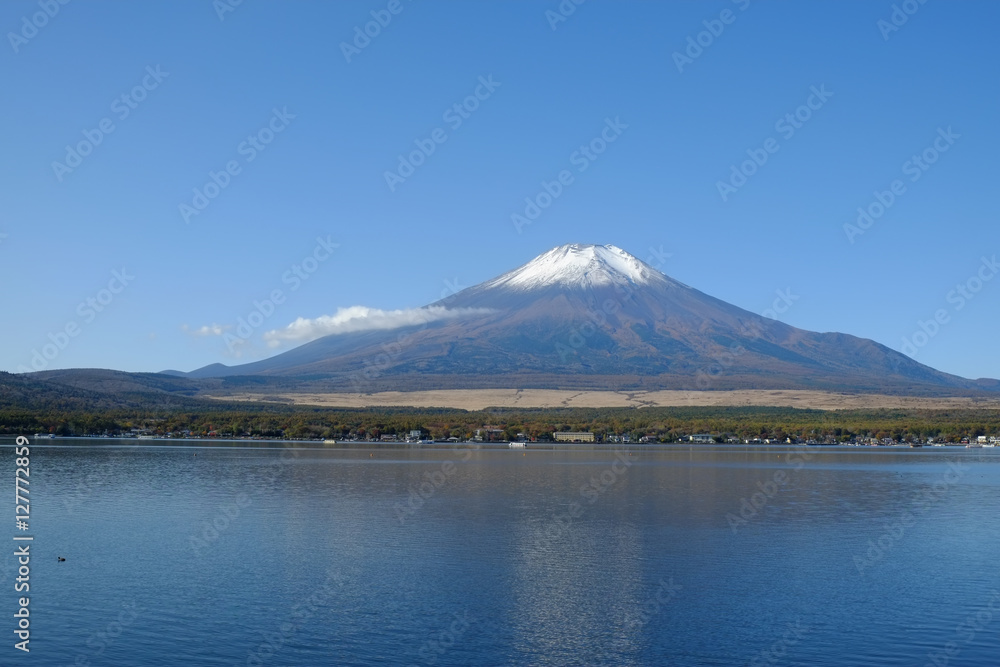 富士山　山中湖より撮影