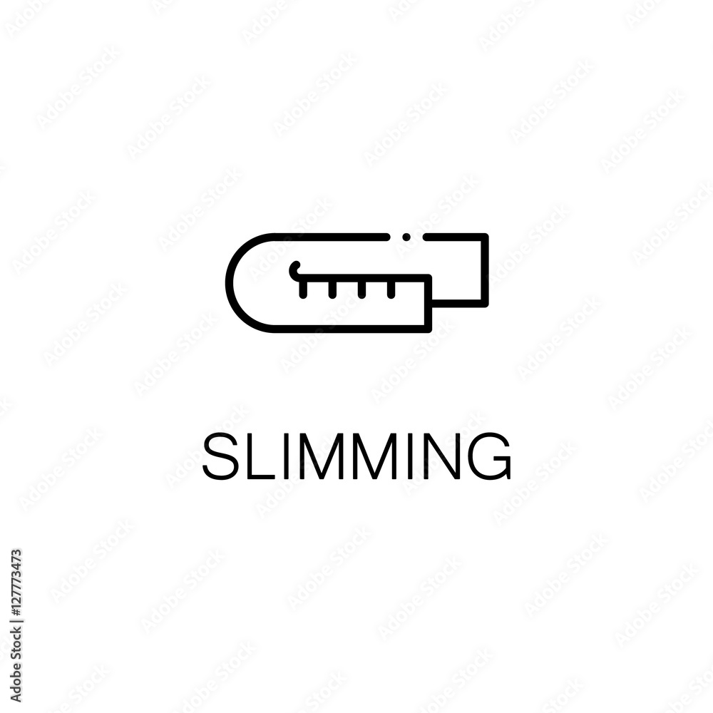 Measuring tape icon or logo for web design Measuring tape icon or logo for web design