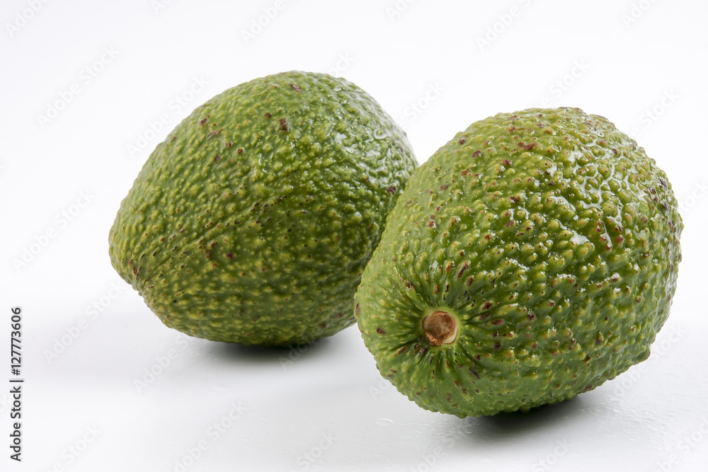 avacado on white avacado on white