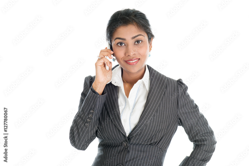 Black business woman using smart phone Black business woman using smart phone