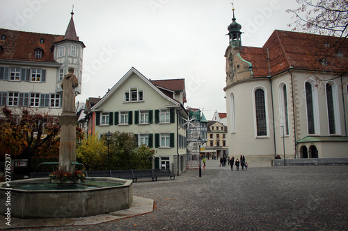 Old city center of Sankt Gallen, Switzerland