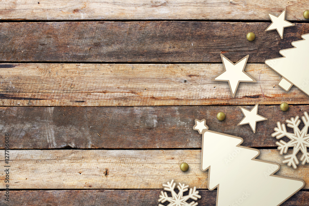 merry christmas and happy new year with festive decoration, space for text merry christmas and happy new year with festive decoration, space for text