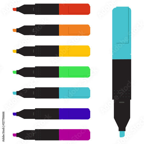 Marker, highlighter vector