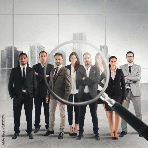Принти на полотні Recruitment and select candidates