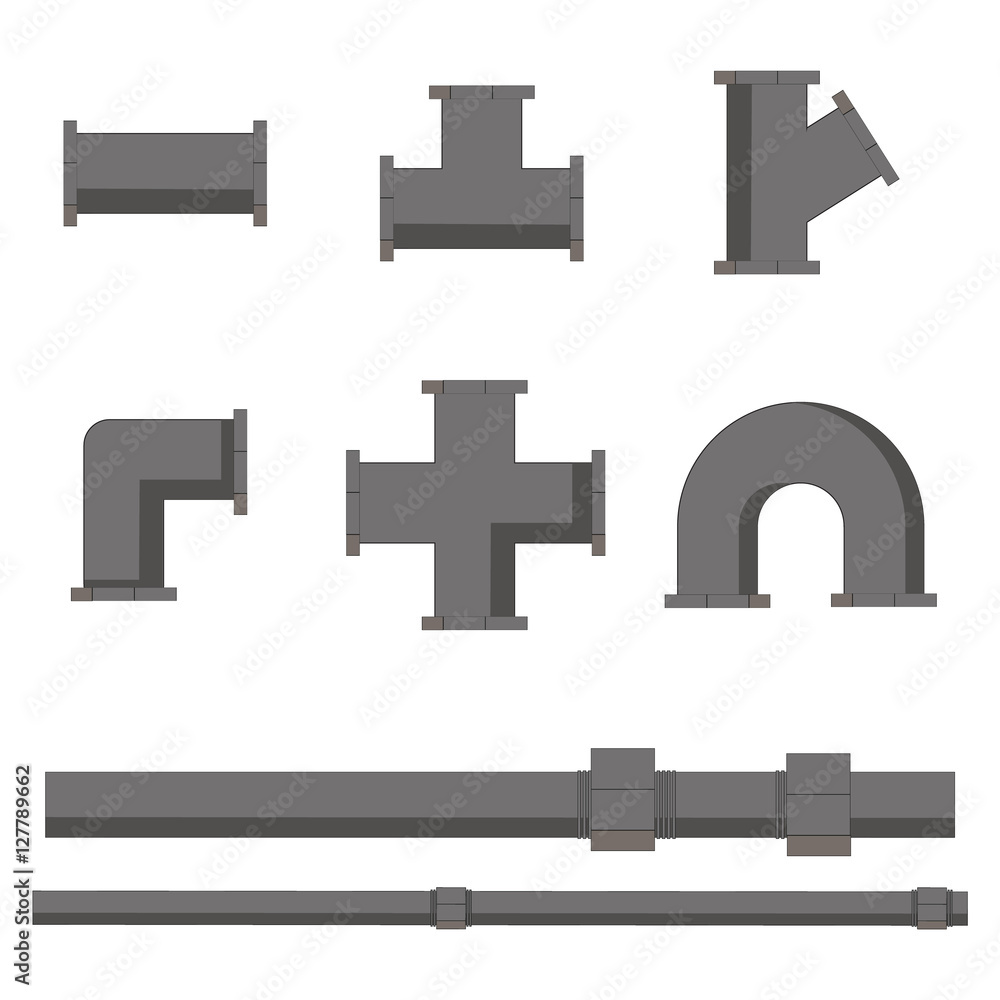 Obraz premium Water pipe set