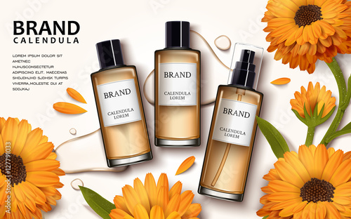 Calendula skin toner ads
