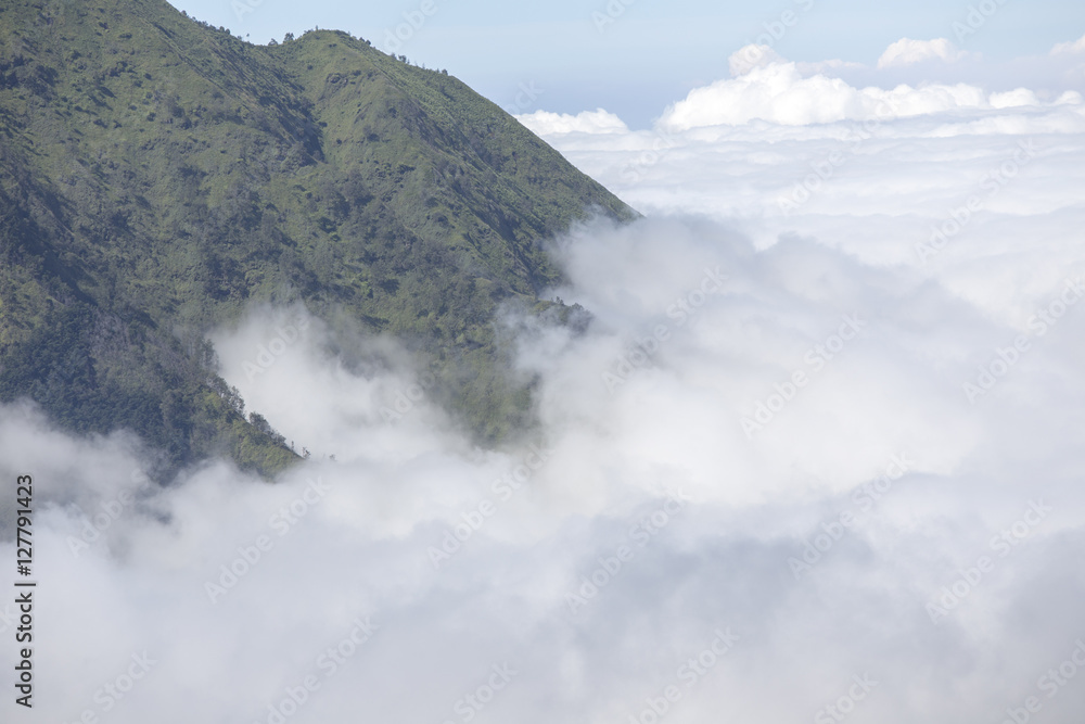 General landscape around Mt Bromo, Indonesia