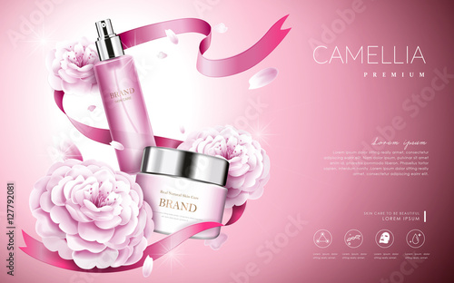 Camellia cosmetic ads