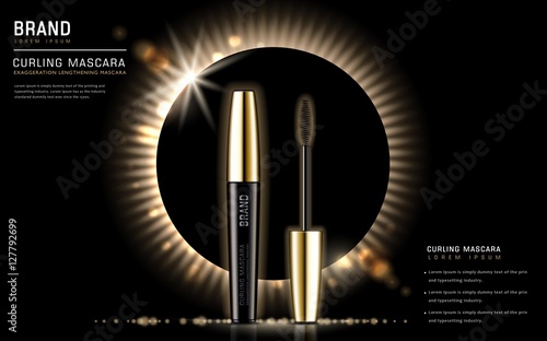 Curling mascara ads