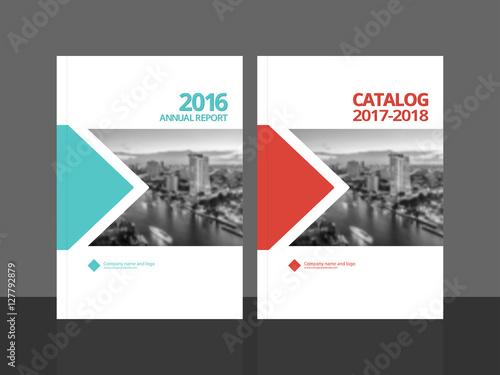 Cover design for annual report and business catalog, magazine, flyer or booklet. Brochure template layout. A4 cover vector EPS-10 sample image with Gradient Mesh.