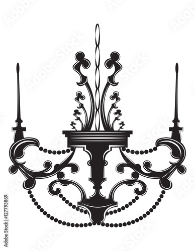 Baroque Elegant lamp Vintage