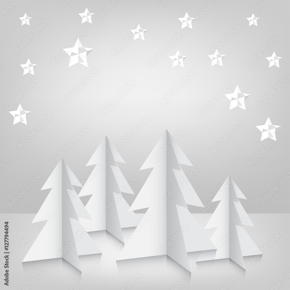 Christmas Paper Trees Christmas Paper Trees
