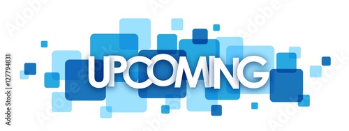UPCOMING vector letters icon