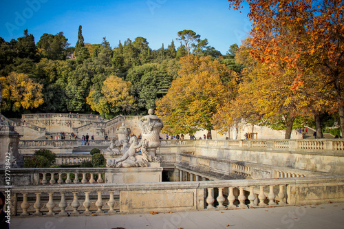 Jardins de la fontaine à Nîmes