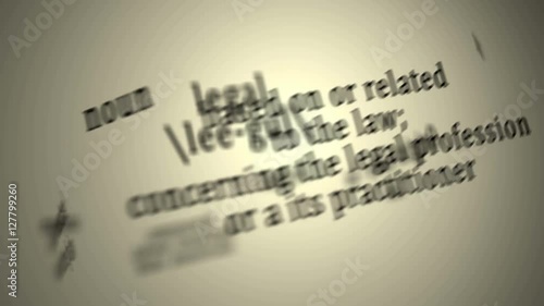 Definition: Legal