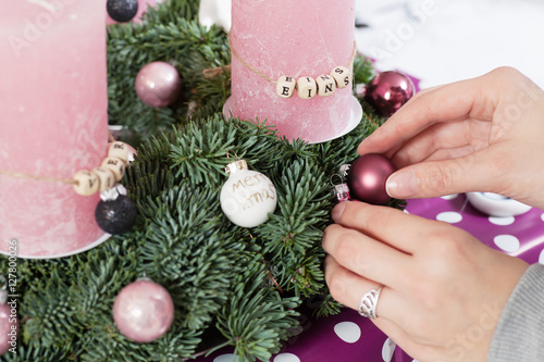 Foto christmas decoration bouquet tinker