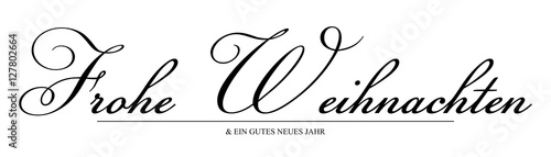 Frohe Weihnachten Handgeschrieben