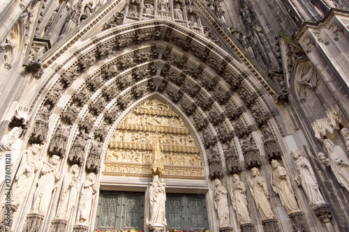 Cologne, Germany, the medieval portal