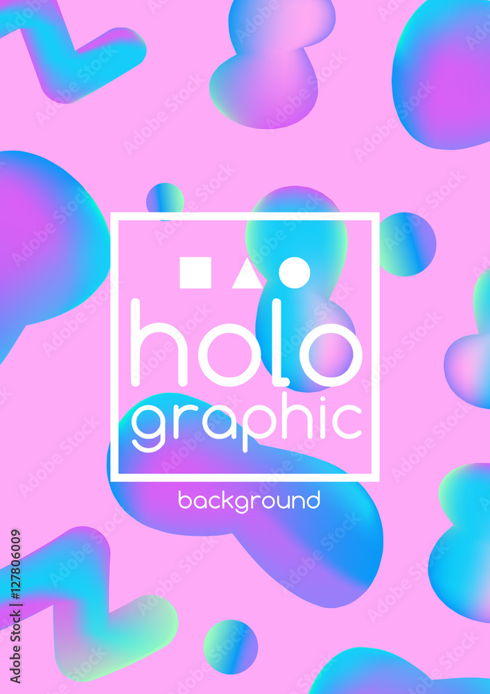 Abstract bright holographic background Abstract bright holographic background