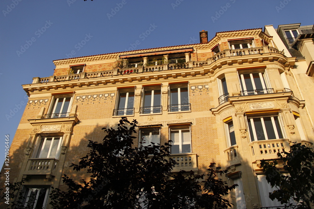 Obraz premium Immeuble ancien à Paris 