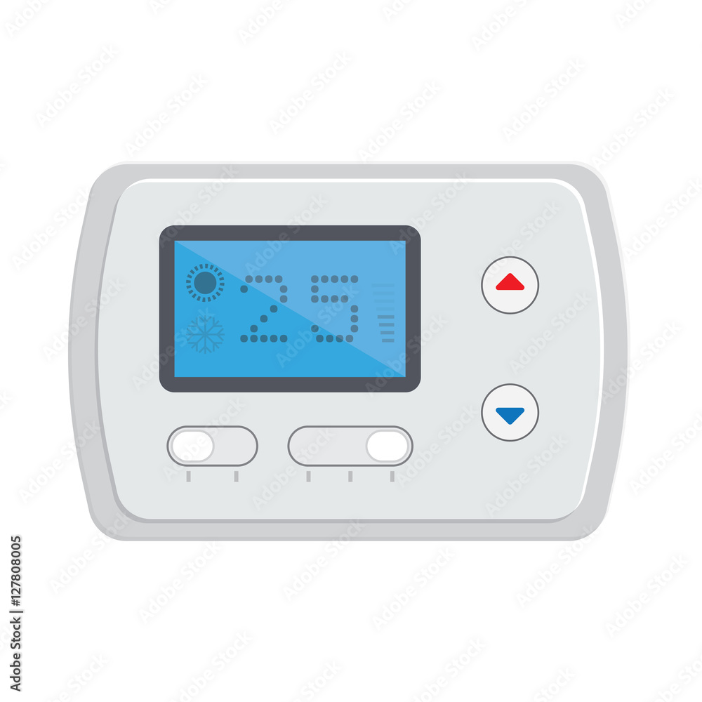 Temperature controller, electronic thermostat with a screen. Temperature controller, electronic thermostat with a screen.