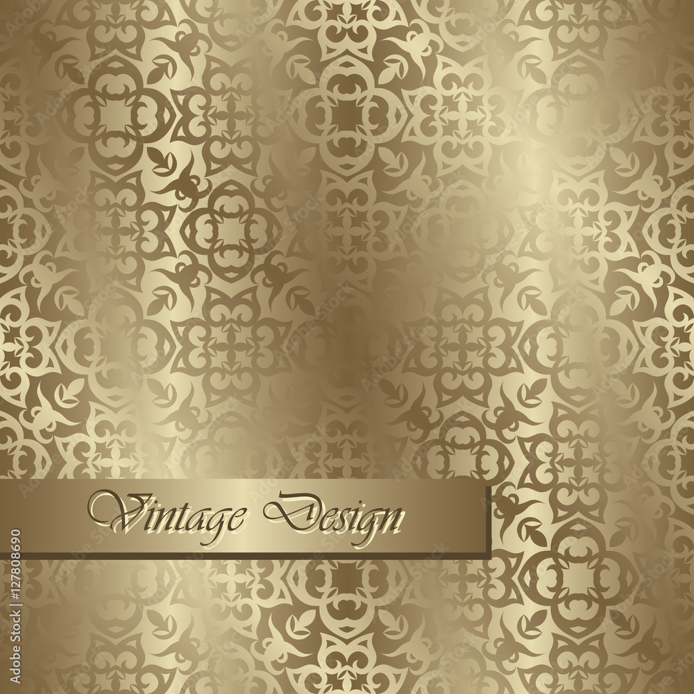 Template of seamless wallpaper. Vintage luxury design