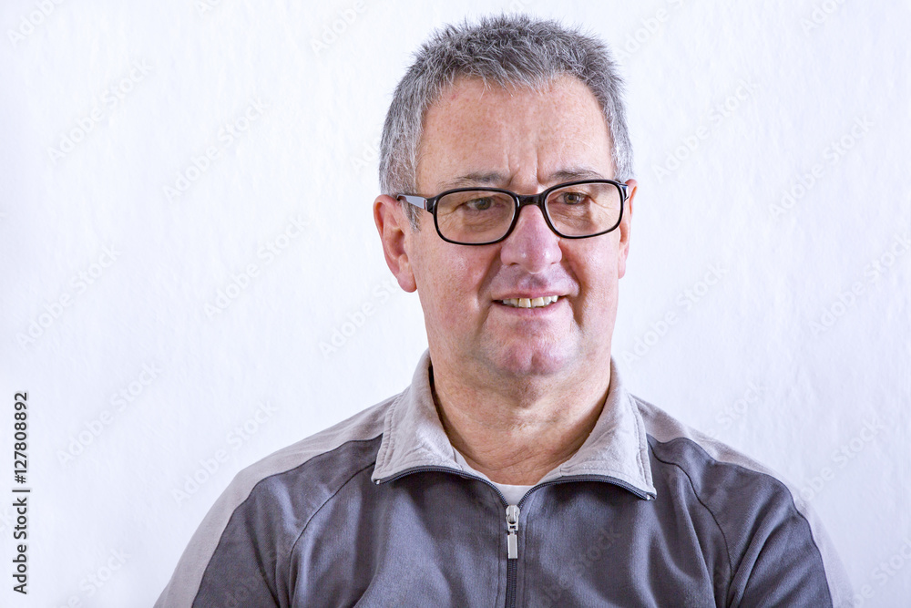 Portrait of a man in best years Portrait of a man in best years
