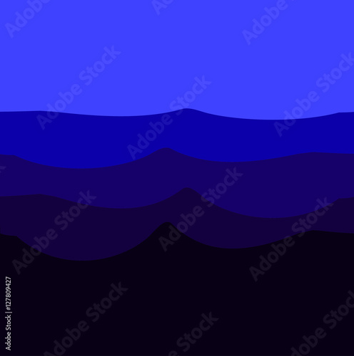 Deep blue abstract background.