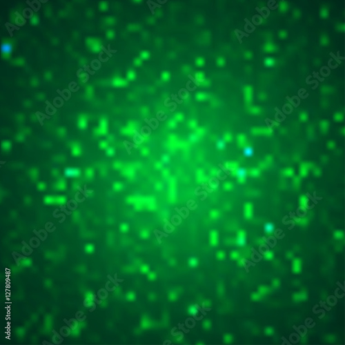 Abstract glitter green vector background for design. photo