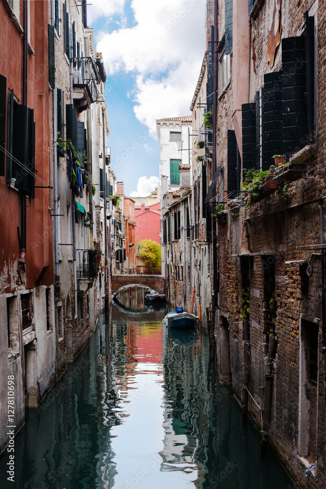 typical Venice canal