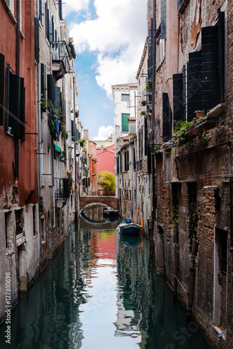typical Venice canal