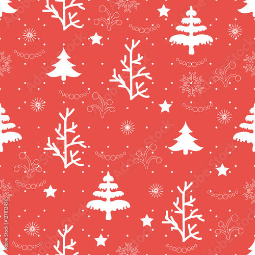 Christmas winter background